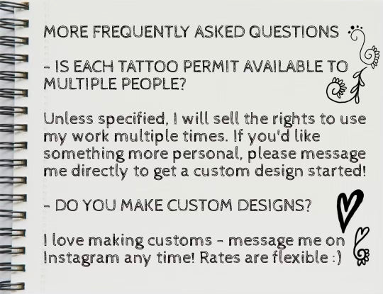 Tattoo Permits!