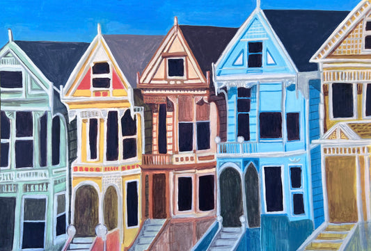 Painted Ladies - Art Print